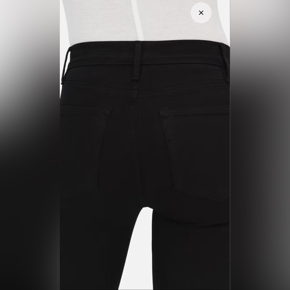 Frame Denim Le Skinny de Jeanne Black 2 - Picture 2 of 16